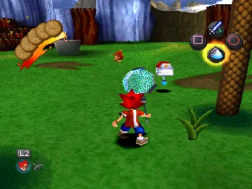 Ape Escape - La Invasion de los Monos (ES) screen shot game playing